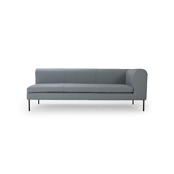 Archie 81" Leather Right Arm Sofa